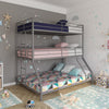 "Silver Twin over Twin over Full Everleigh Kids' Triple Bunk Bed by DHP"