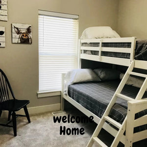 Homemade Twin over Full Solid Wood Standard Bunk Bed