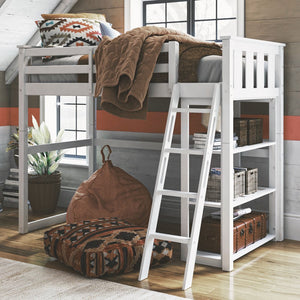 Better Homes and Gardens Kane Twin Loft Bed, White