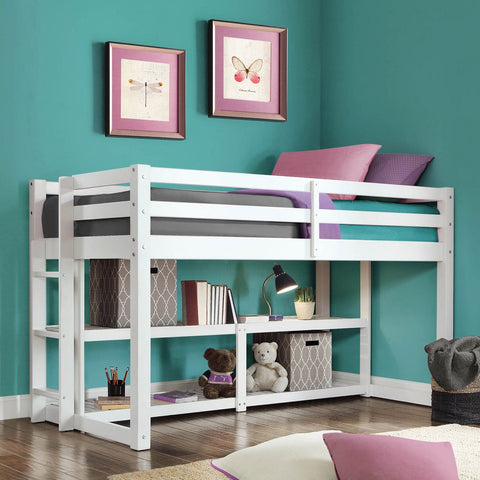 Image of Better Homes and Gardens Greer Twin Loft Storage Bed, Multiple Finishes