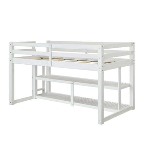 Better Homes and Gardens Greer Twin Loft Storage Bed, Multiple Finishes