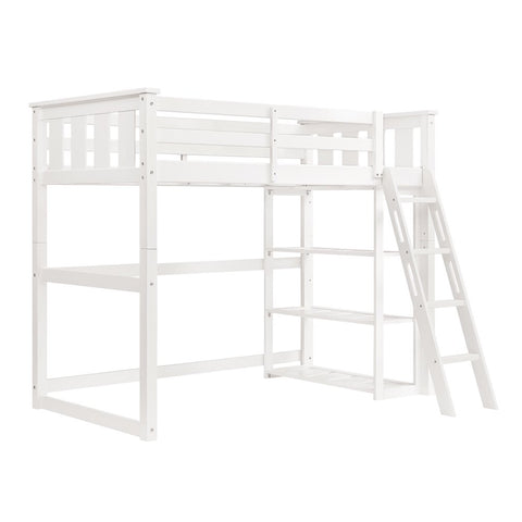 Image of Better Homes and Gardens Kane Twin Loft Bed, White